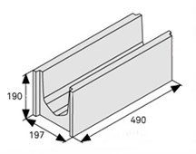 BEST UNIKA 20 věncová/překladová nosná přírodní STANDARD mezerovitá struktura